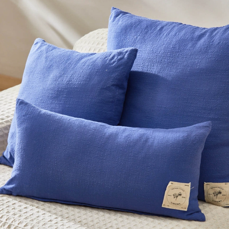 FUNDA COJIN GAVEMA2 45X45 AZUL CALMA HOUSE - 3