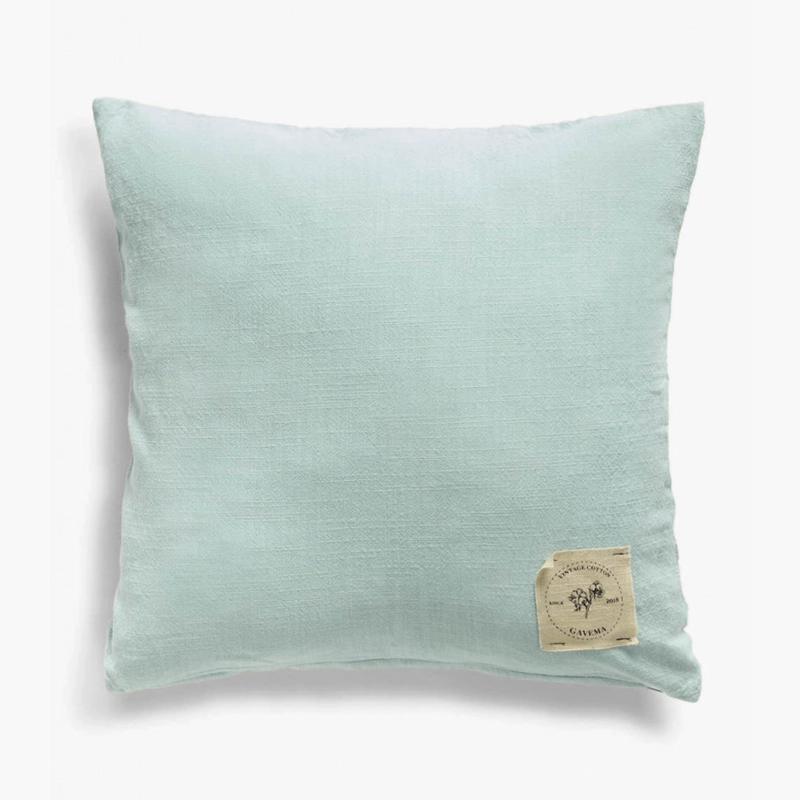 FUNDA COJÍN CALMA HOUSE GAVEMA2 60 X 60 CM TURQUESA - 1