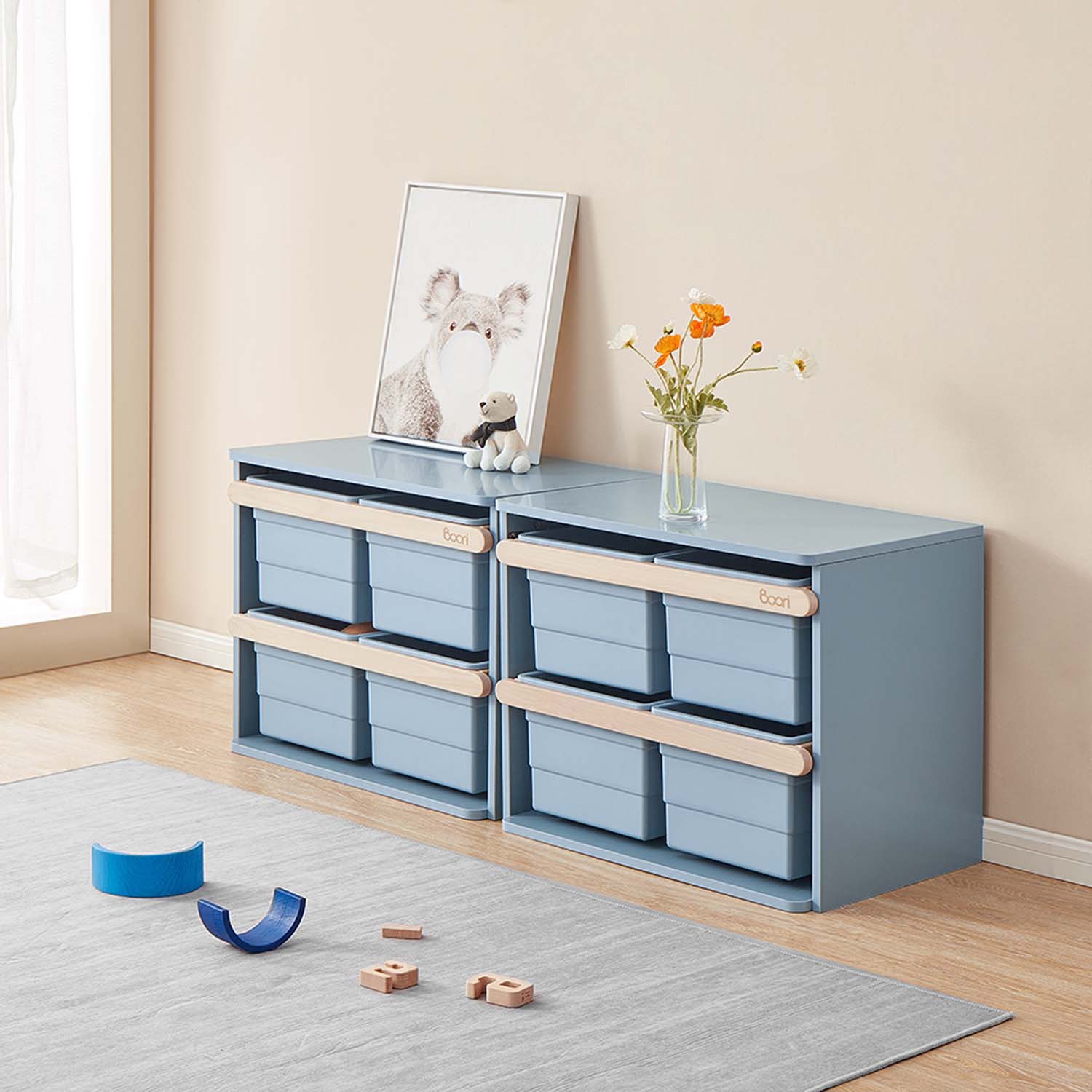 ORGANIZADOR FORM DESIGN INFANTIL TIDY CELESTE MADERA - 2
