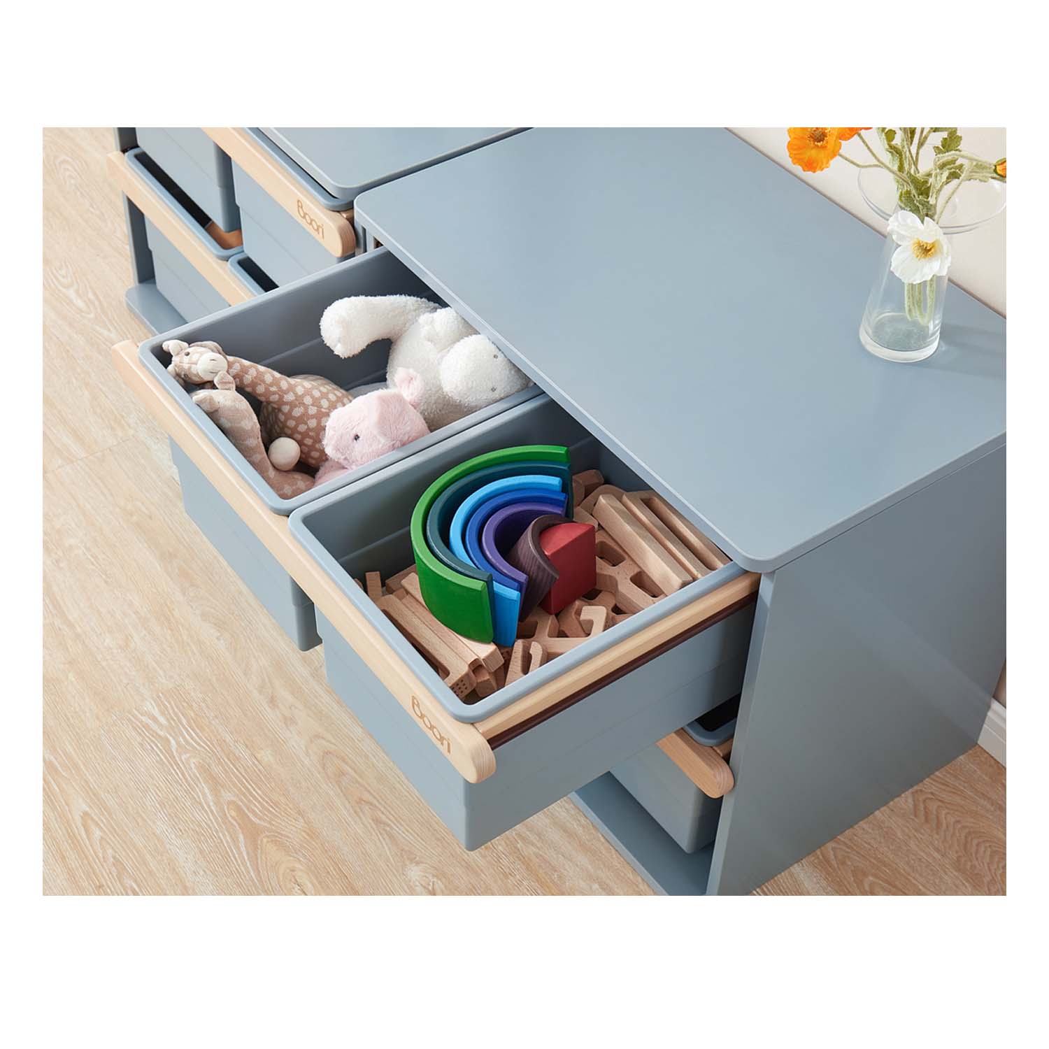 ORGANIZADOR FORM DESIGN INFANTIL TIDY CELESTE MADERA - 7