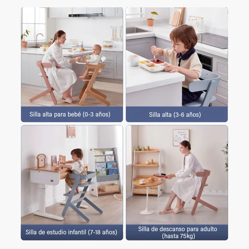 SILLA COMER FORM DESIGN INFANTIL AURORA FORM CELESTE - 5