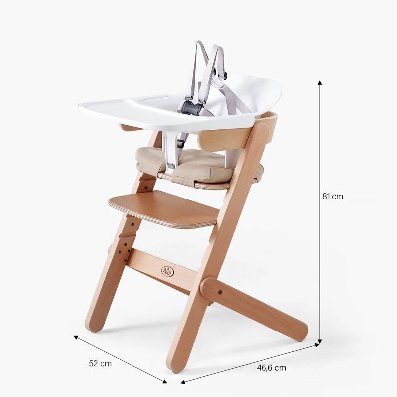 SILLA COMER FORM DESIGN INFANTIL AURORA NATURAL FORM CAFÉ - 4
