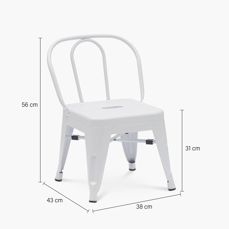 SILLA INFANTIL ARIA BLANCO FORM - 6