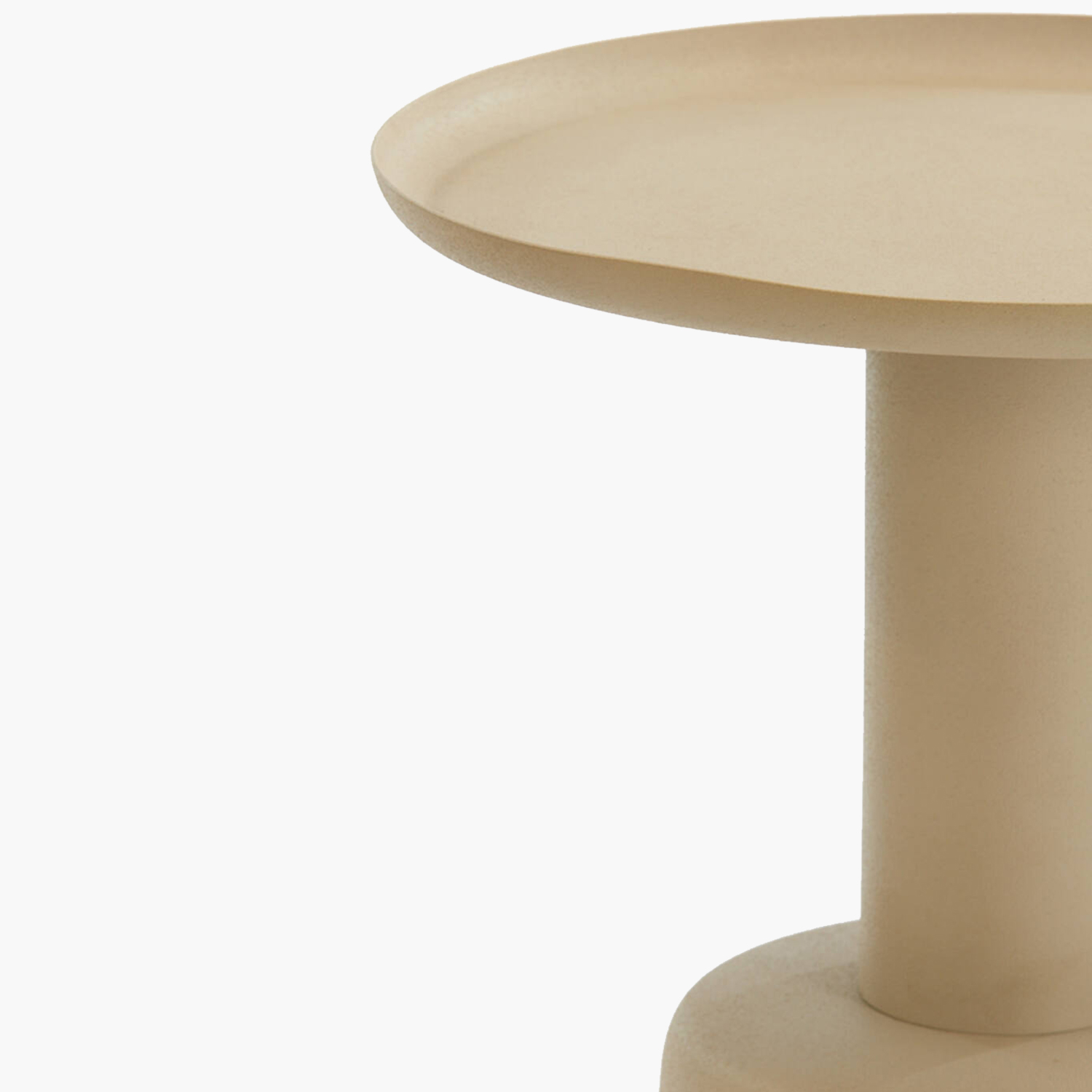 MESA LATERAL FORM DESIGN MILAKI BEIGE - 4