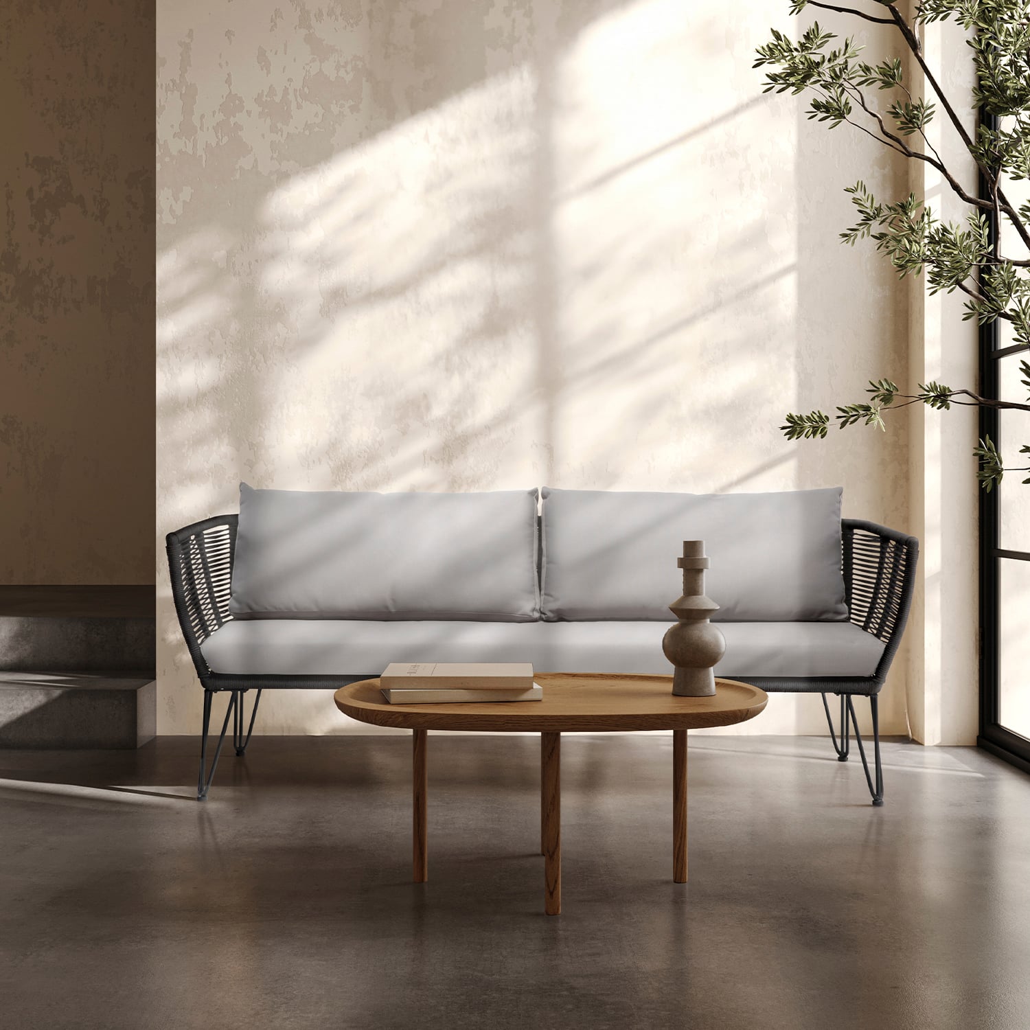 SOFA 2C MARESIAS GRIS FORM - 2