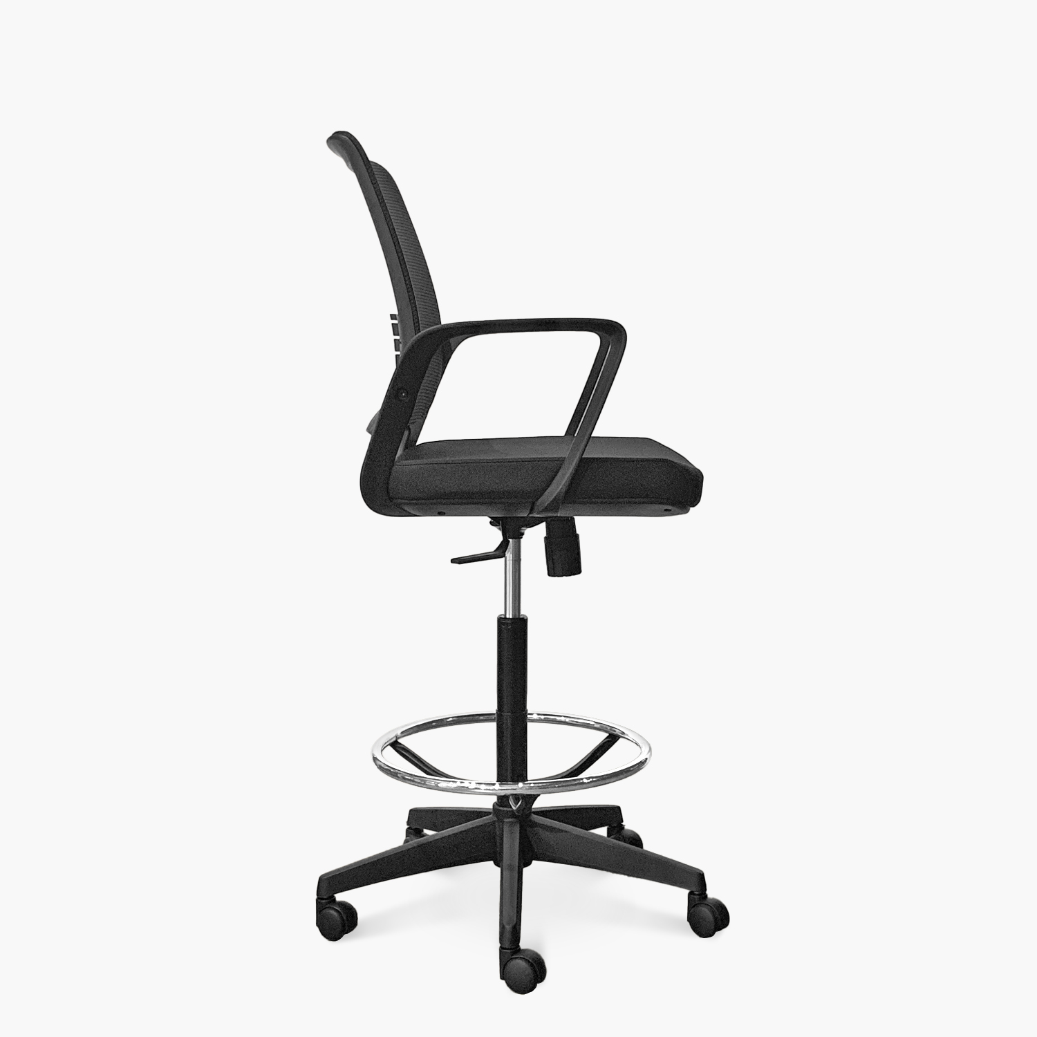 SILLA OFICINA FORM OFFICE NEGRO JOB CON ARO CAJERO - 4