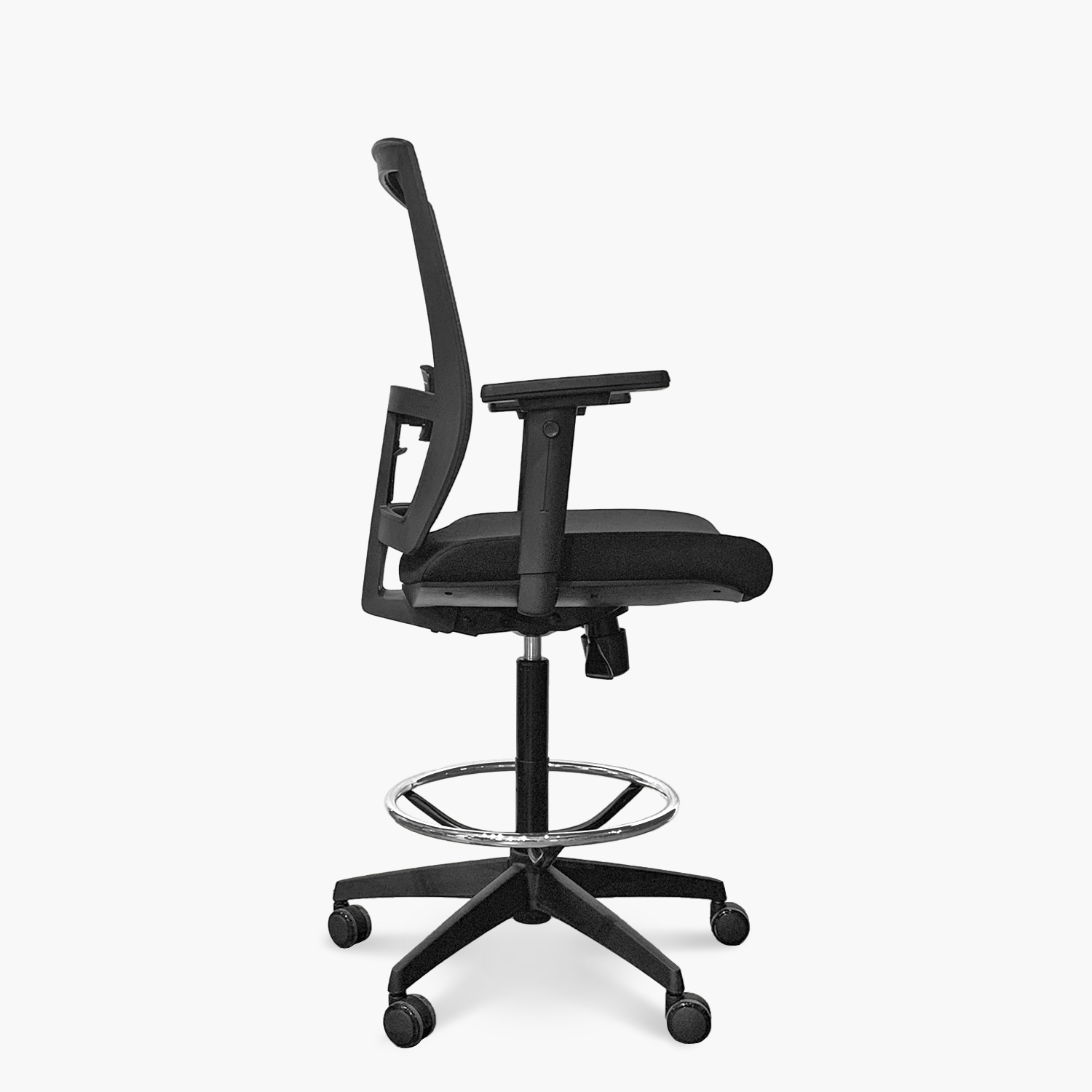 SILLA OFICINA FORM OFFICE NEGRO TAYLOR CON ARO CAJERO - 3