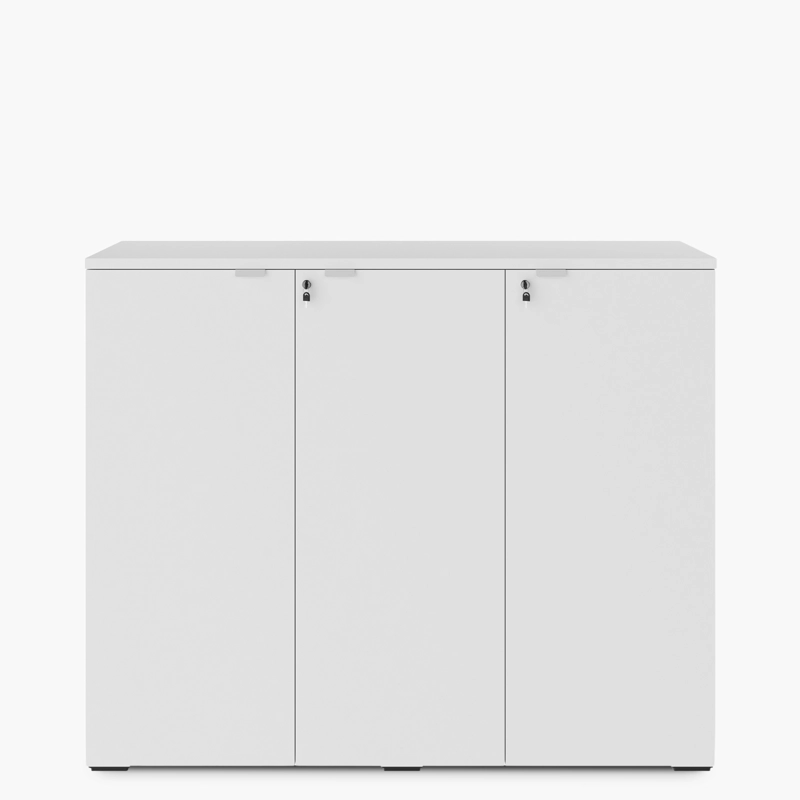 GABINETE FORM OFFICE ACERO 3 PUERTAS BLANCO OFICINA MEDIO SPACE 150 - 1