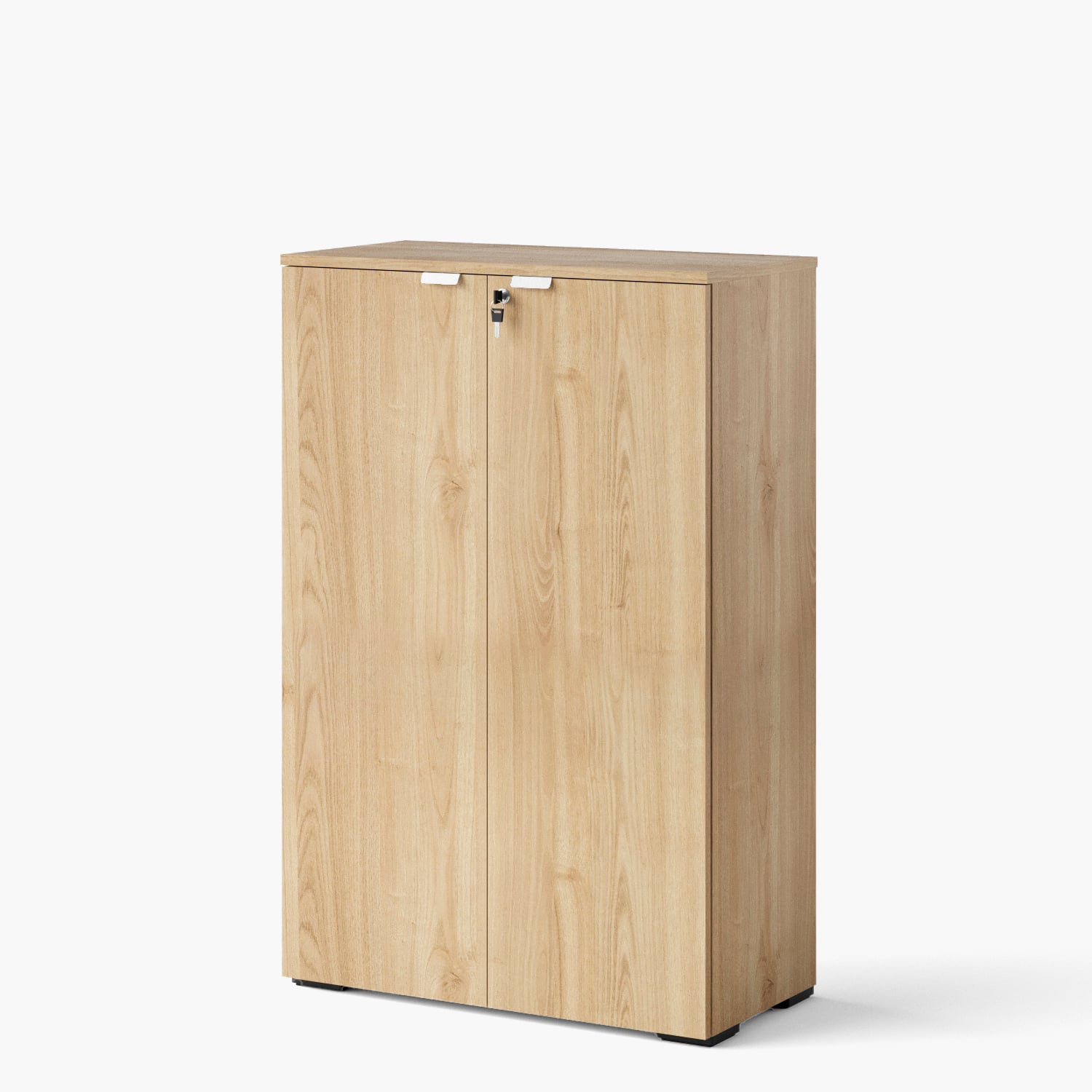 GABINETE FORM OFFICE ACERO 2 PUERTAS CAFÉ OFICINA MEDIO SPACE NATURA - 1