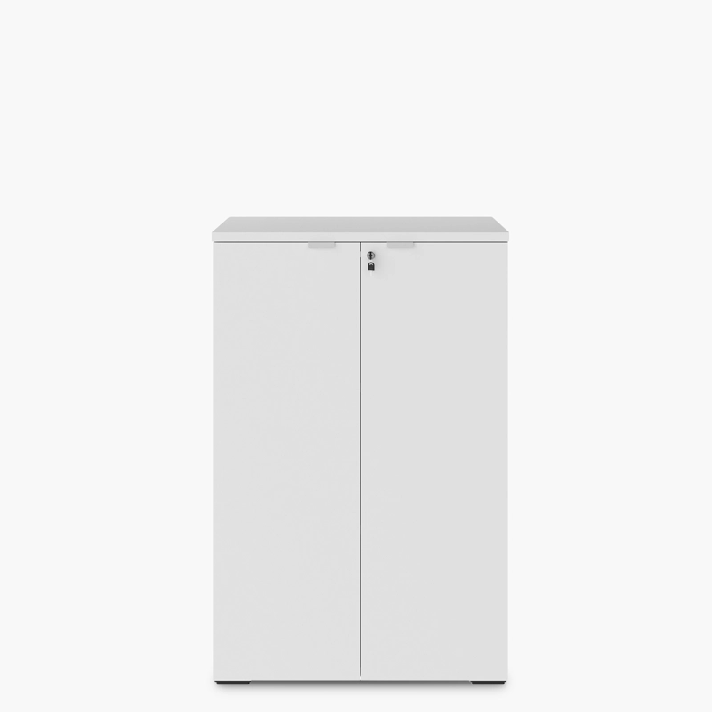 GABINETE FORM OFFICE ACERO 2 PUERTAS BLANCO OFICINA MEDIO SPACE - 1