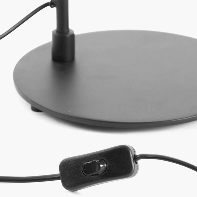 LAMPARA DE MESA ALESO NEGRO FORM - 6