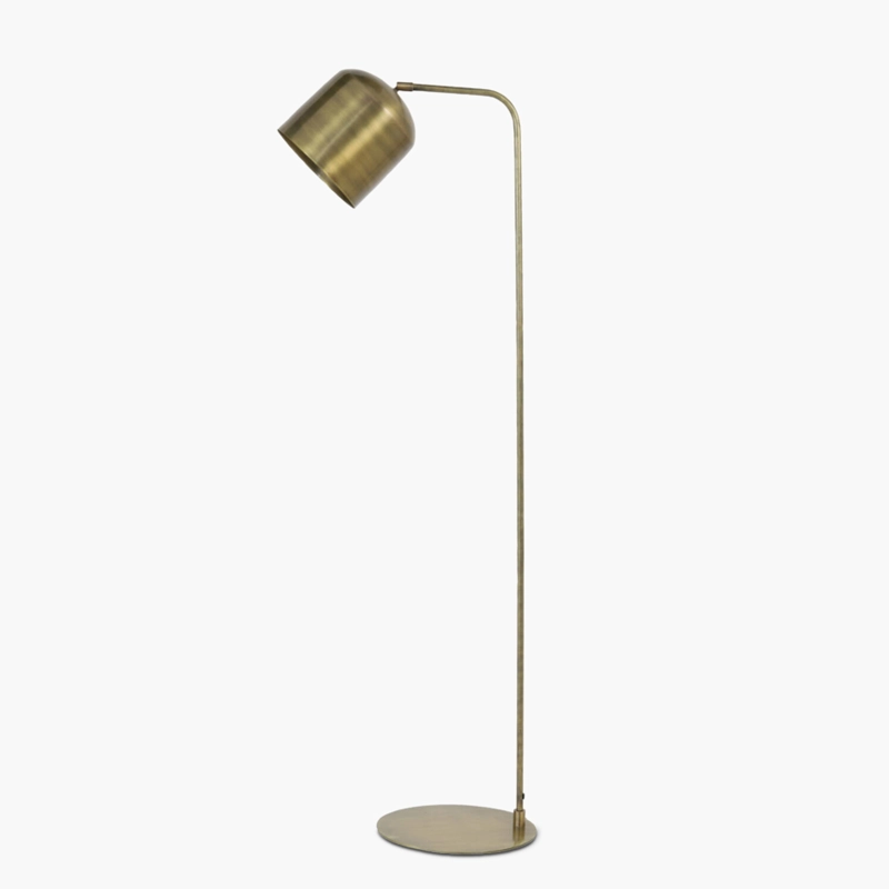 LAMPARA DE PIE ALESO BRONCE FORM - 2
