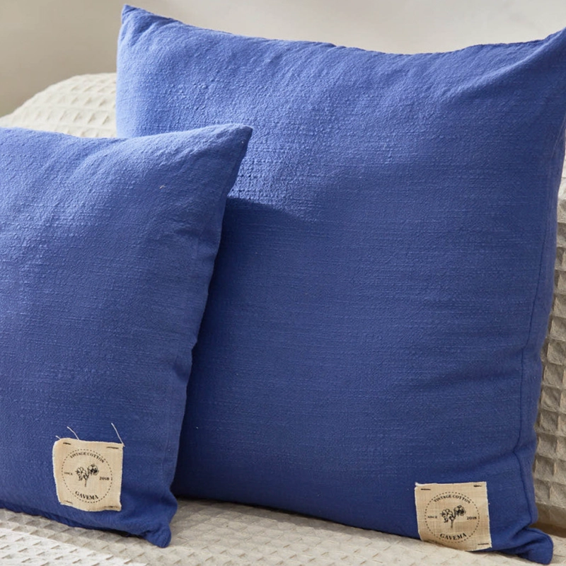 FUNDA COJÍN CALMA HOUSE GAVEMA2 60 X 60 CM AZUL - 2