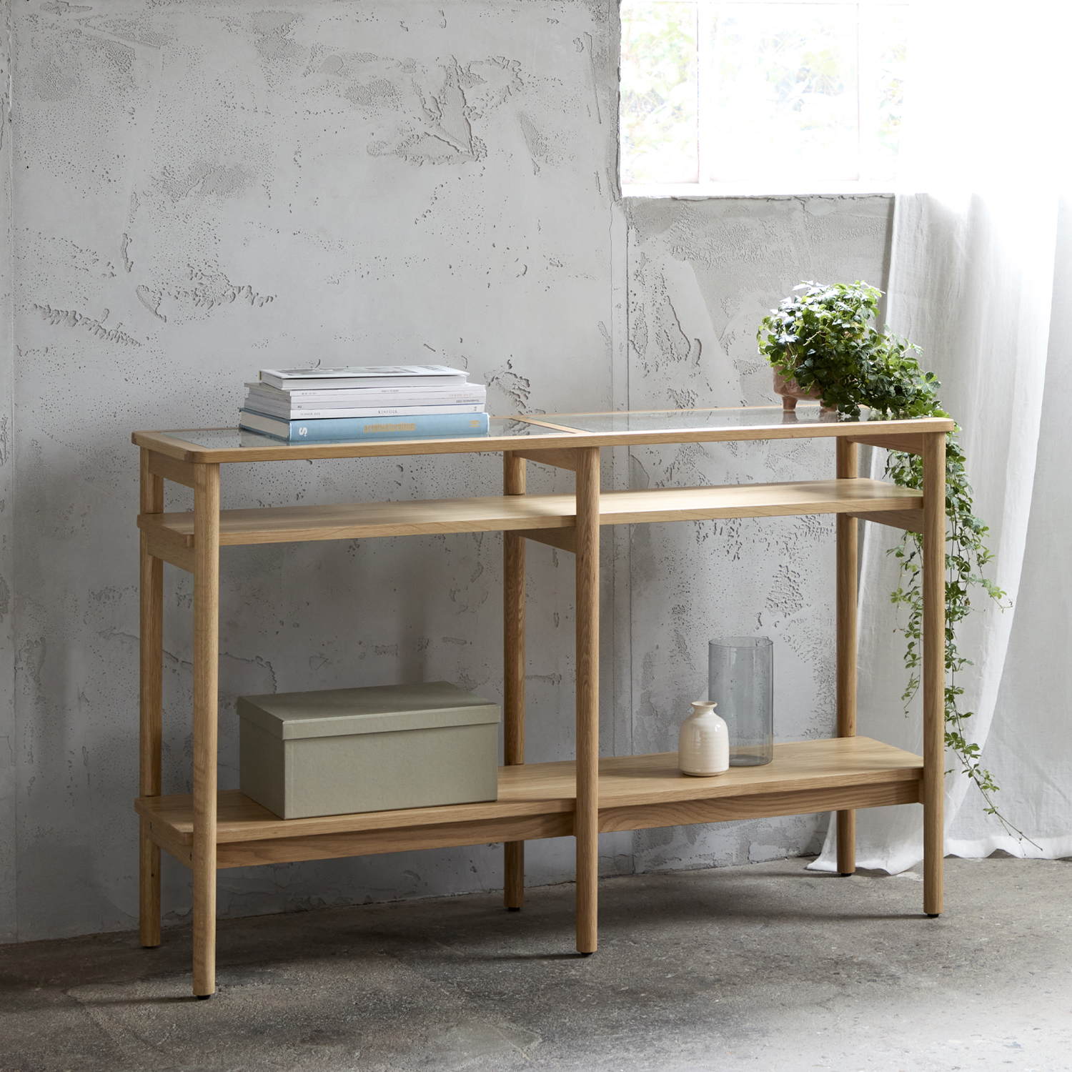 ARRIMO FORM DESIGN VIDRIO CAFÉ BAJO ELBA NATURAL - 2