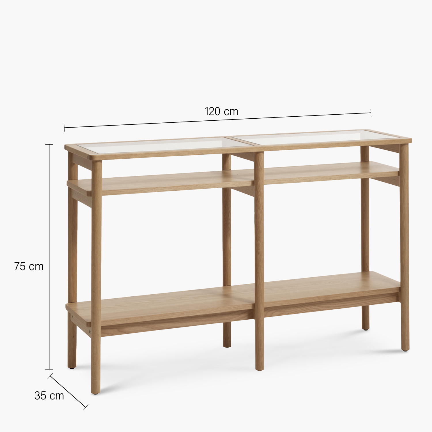 ARRIMO FORM DESIGN VIDRIO CAFÉ BAJO ELBA NATURAL - 7