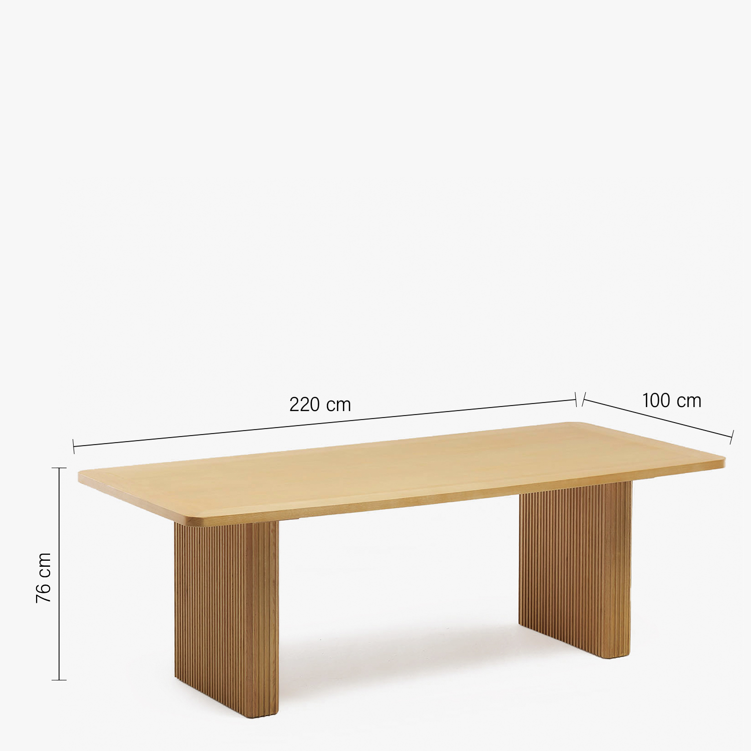 MESA COMEDOR FORM DESIGN SAM NATURAL MADERA - 9