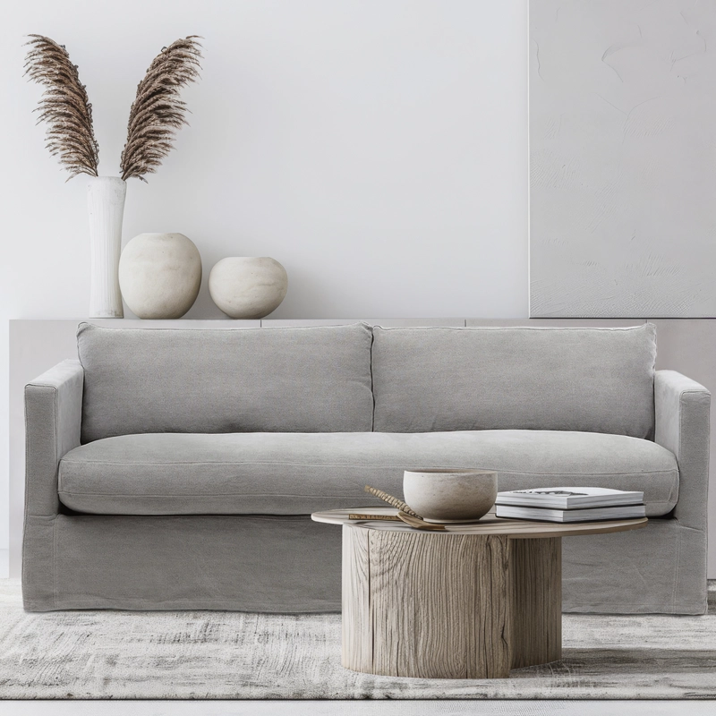 SOFA 3C STEFANO GRIS FORM - 2