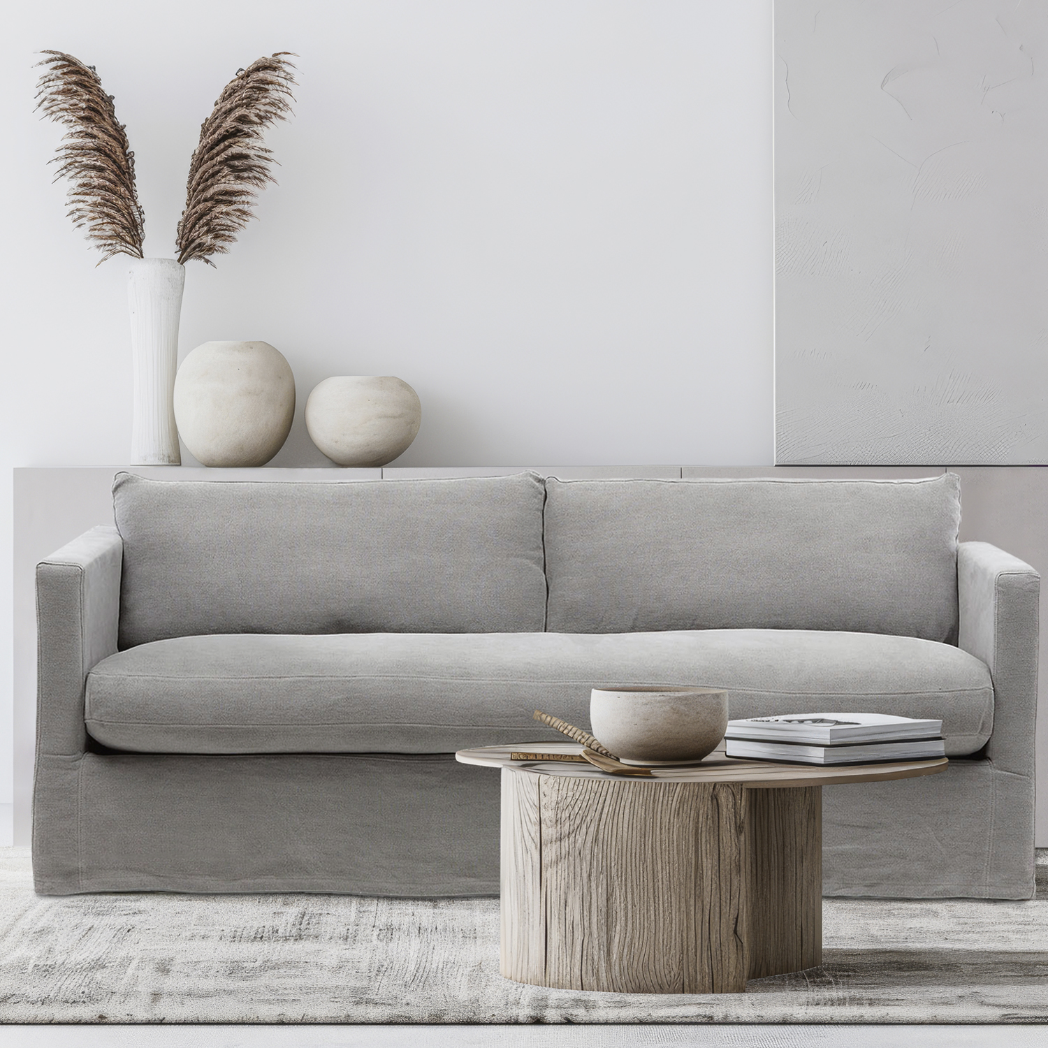 SOFA 3C STEFANO GRIS FORM - 2