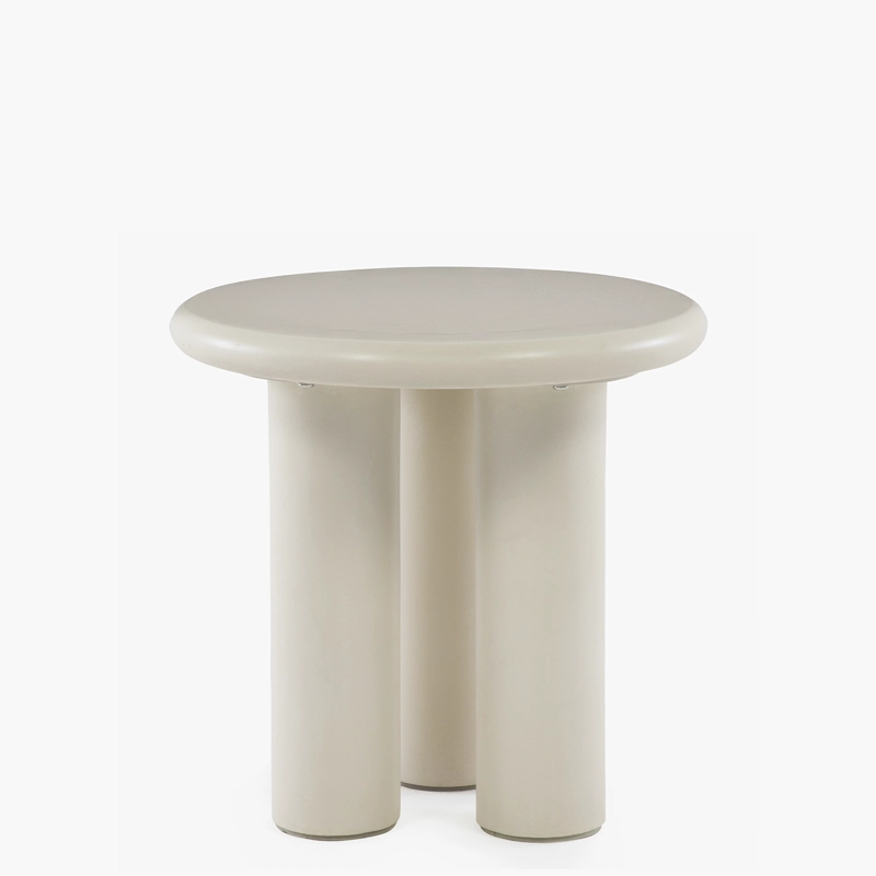 MESA LATERAL FORM DESIGN ATENAS BLANCO CERÁMICA - 3