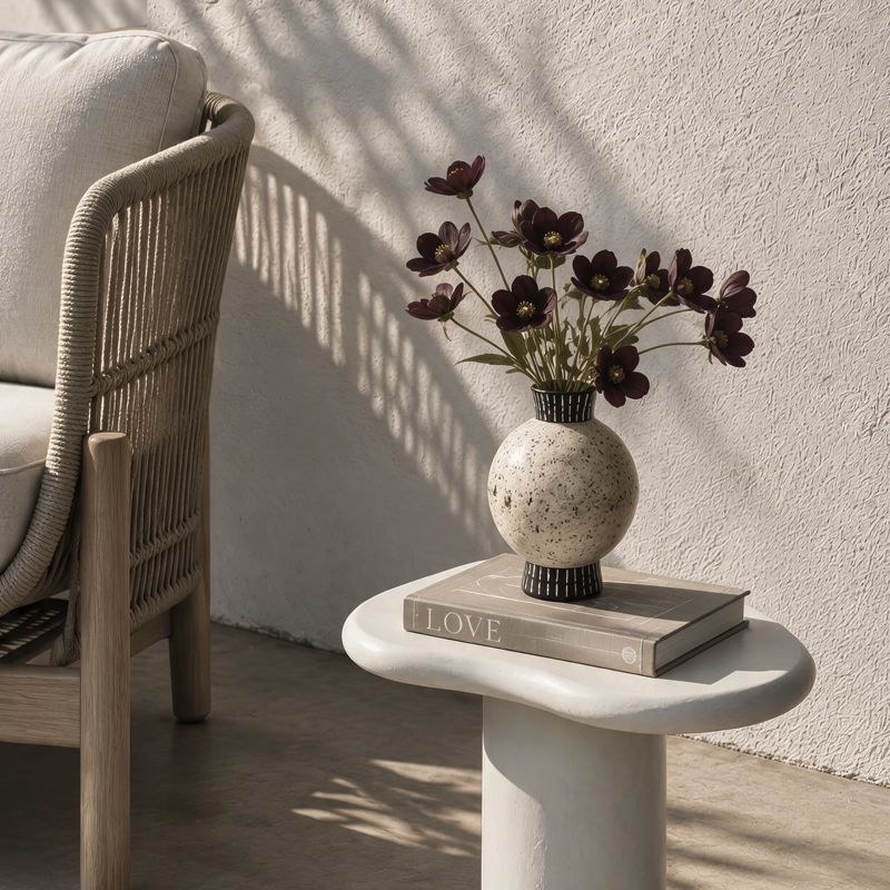MESA LATERAL PAROS 45 BLANCO FORM - 5