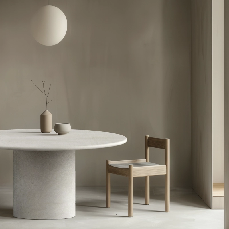 MESA COMEDOR FORM DESIGN CAPADOCIA BLANCO CERÁMICA - 2