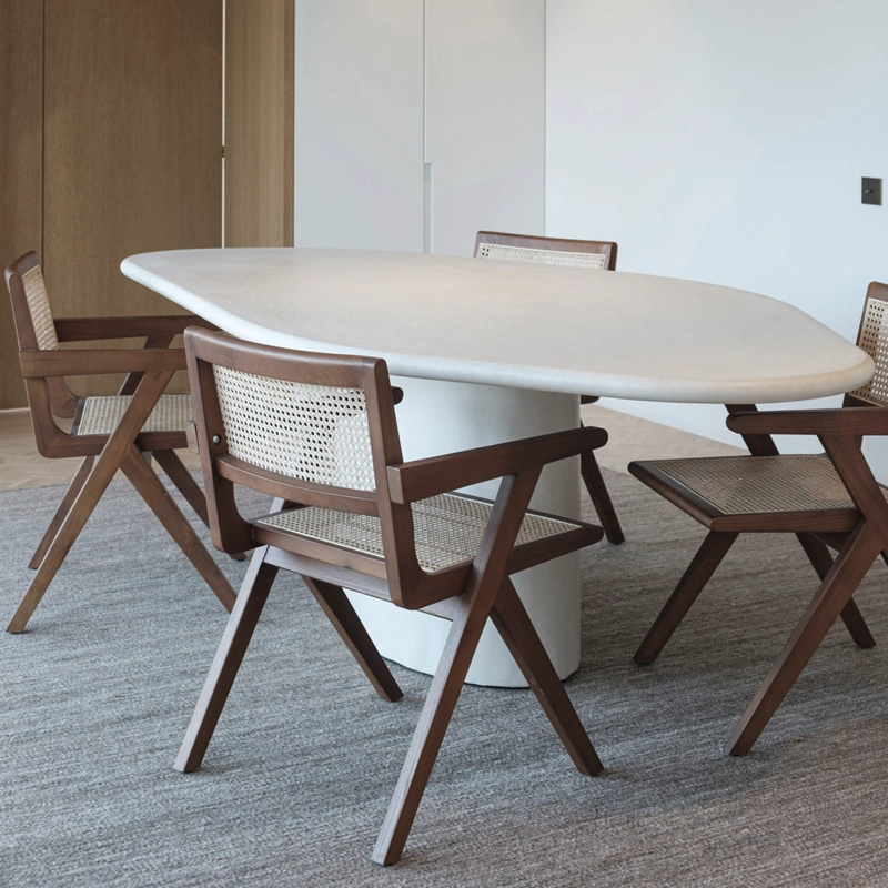 MESA COMEDOR FORM DESIGN APOLO BLANCO CERÁMICA - 4