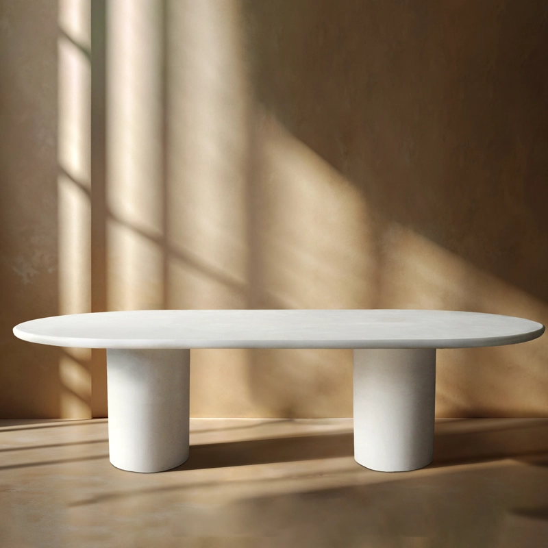 MESA COMEDOR TUNEZ BLANCO FORM - 2