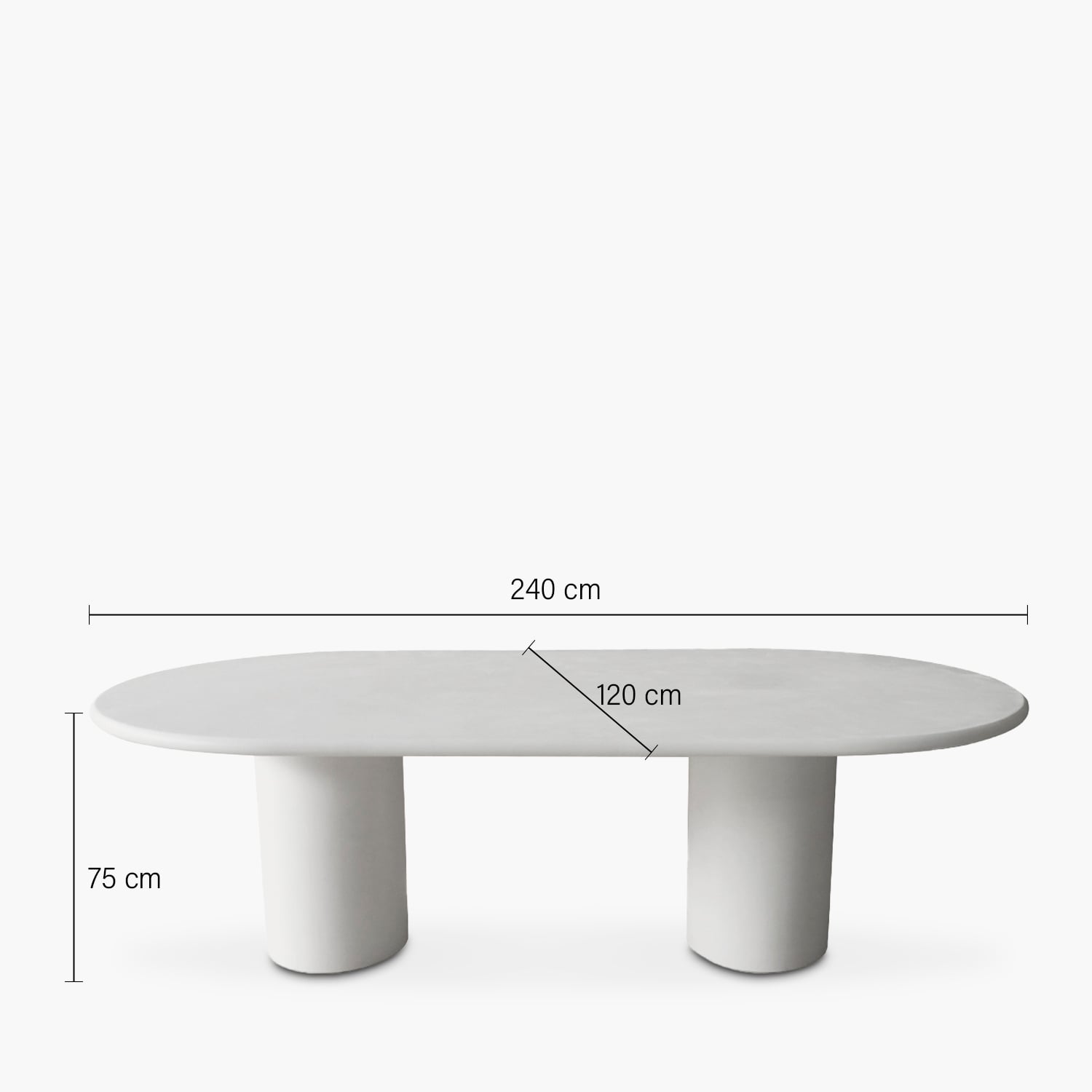 MESA COMEDOR TUNEZ BLANCO FORM - 3