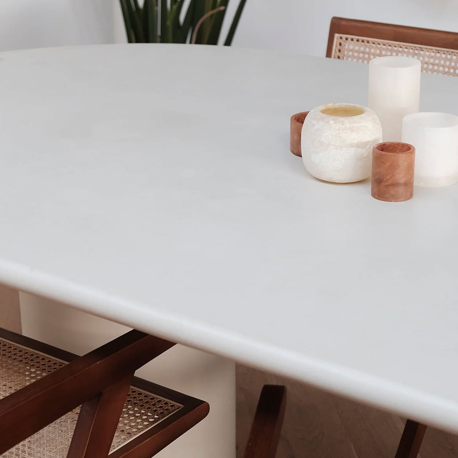 MESA COMEDOR TUNEZ BLANCO FORM - 5