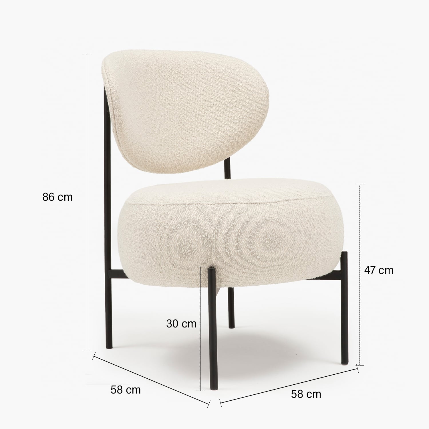 SITIAL TAPIZ SHEEP CREMA FORM - 9