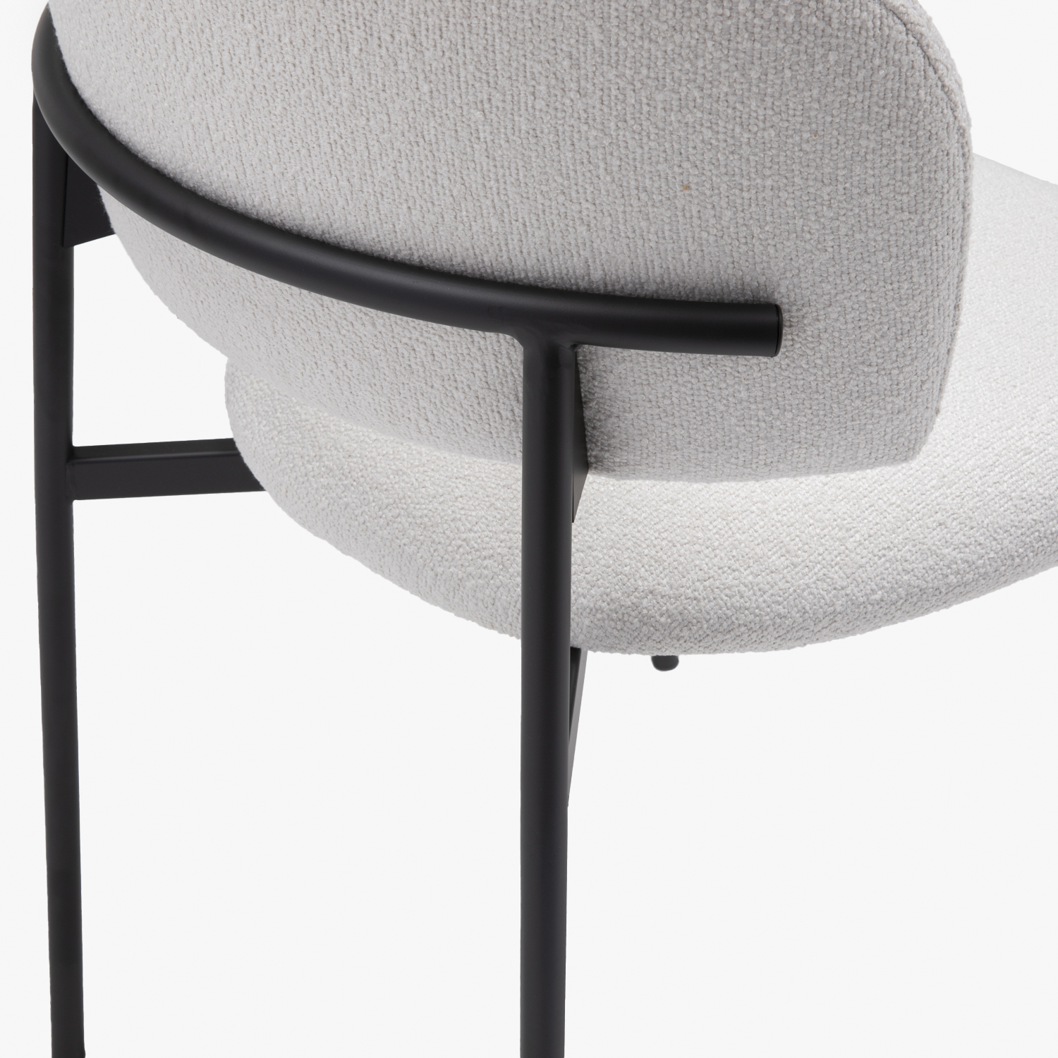 SILLA FORM DESIGN ACERO CREMA COMEDOR REGINA - 2