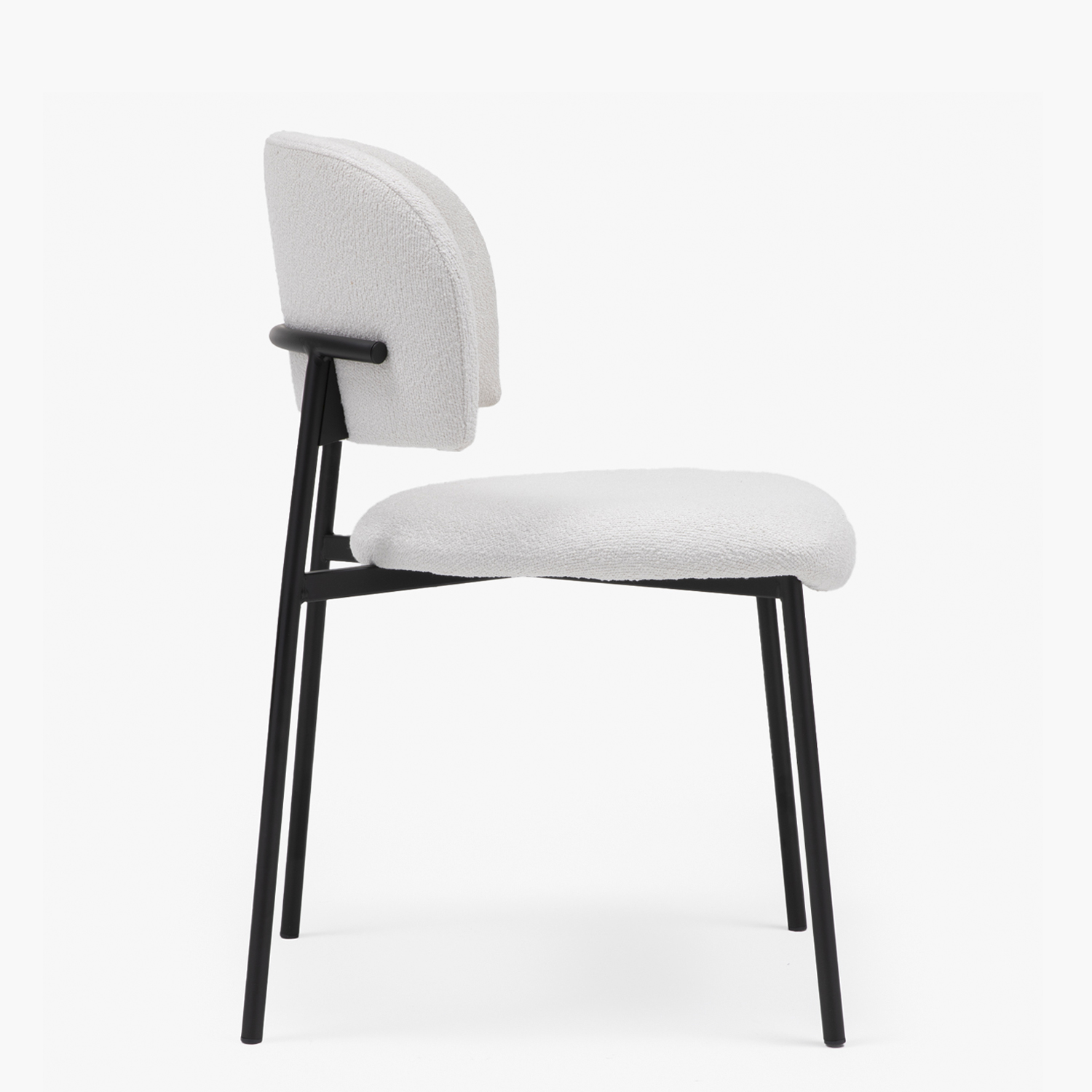 SILLA FORM DESIGN ACERO CREMA COMEDOR REGINA - 3