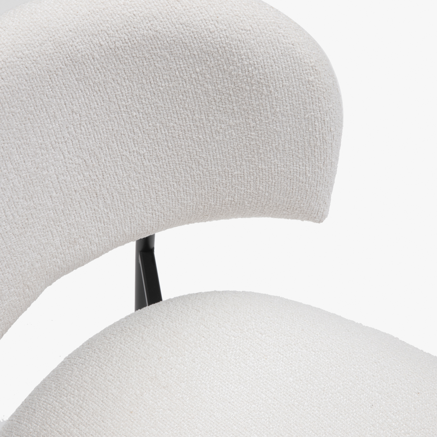 SILLA FORM DESIGN ACERO CREMA COMEDOR REGINA - 5