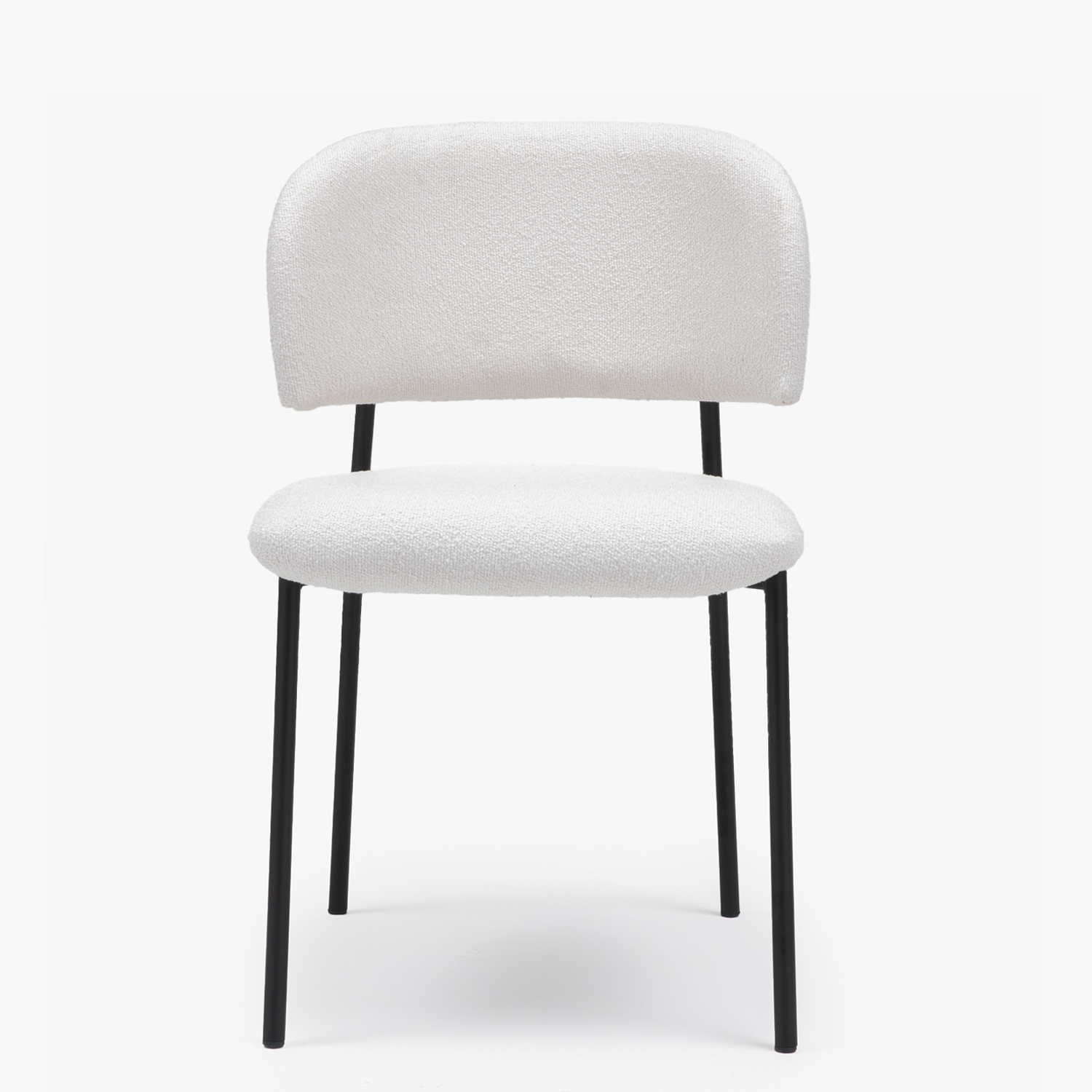 SILLA FORM DESIGN ACERO CREMA COMEDOR REGINA - 6