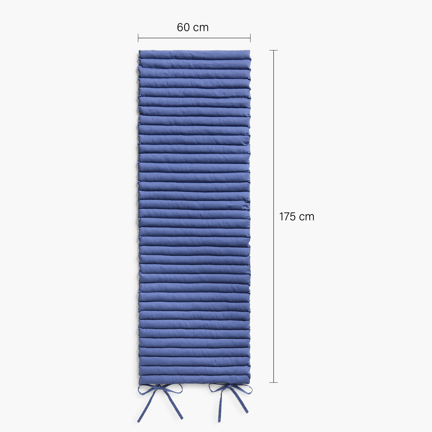 COJÍN CALMA HOUSE REPOSERA GAVEMA 60X175X2 FORM CM AZUL - 5