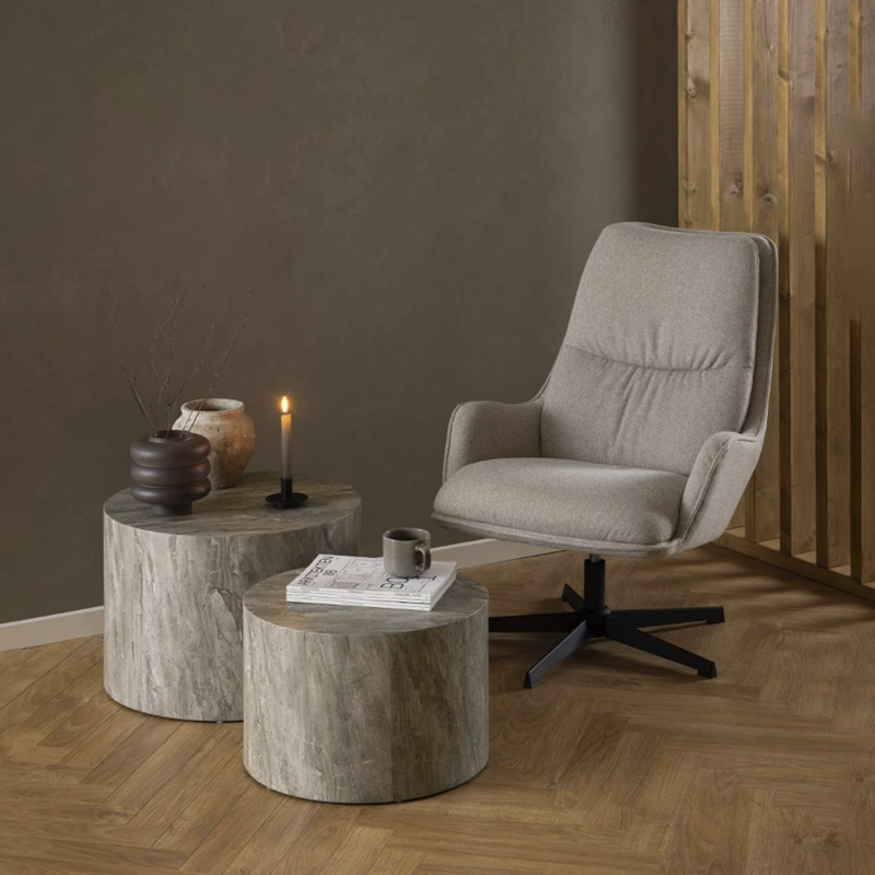 SILLÓN FORM DESIGN ACERO BEIGE BOSTON - 9