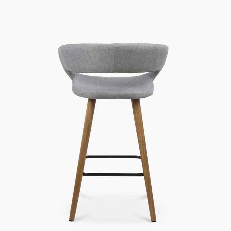 TABURETE MEDIO 66 TAPIZ GRACE GRIS FORM - 6
