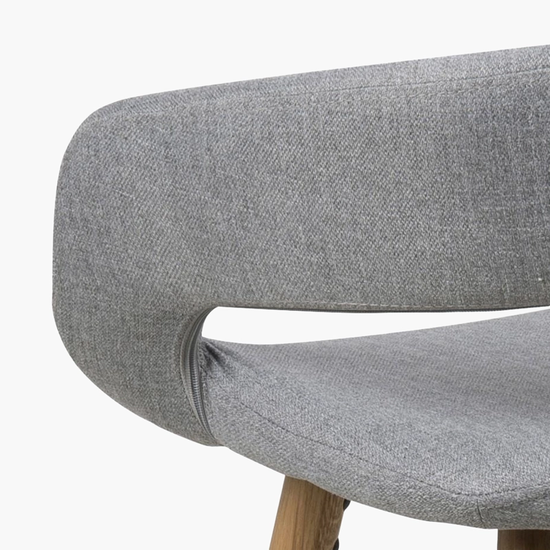 TABURETE MEDIO 66 TAPIZ GRACE GRIS FORM - 8