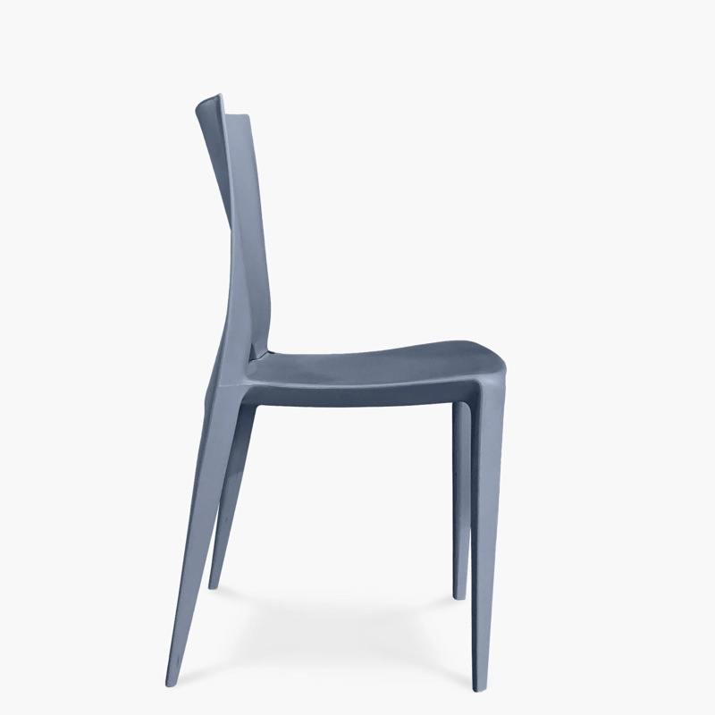SILLA FORM DESIGN GRIS REX OSCURO - 3