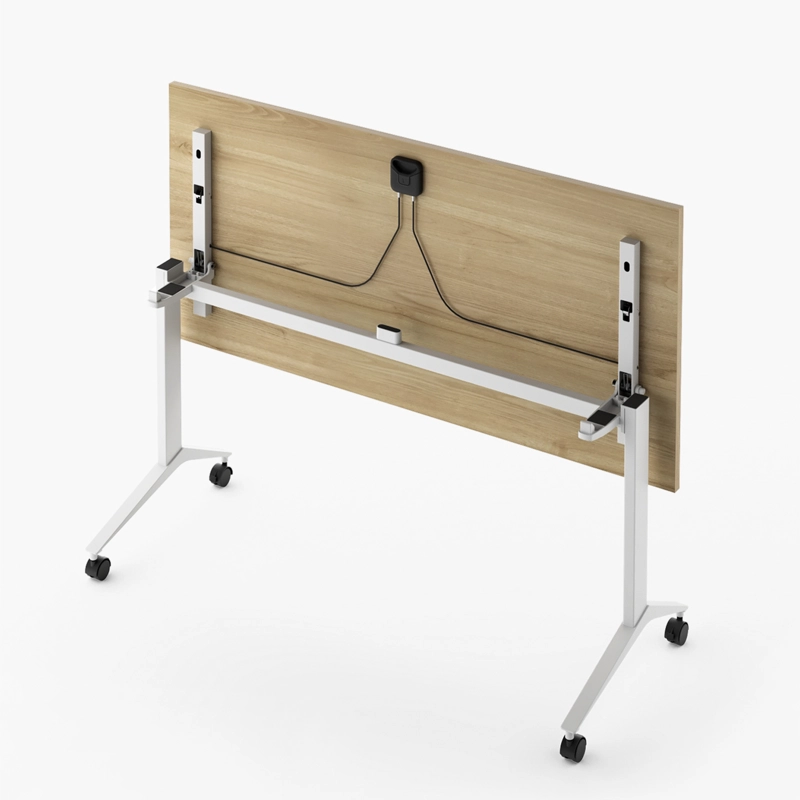 ESCRITORIO FORM OFFICE SPACE PLEGABLE 120X60 NATURA BLANCO ACERO - 4