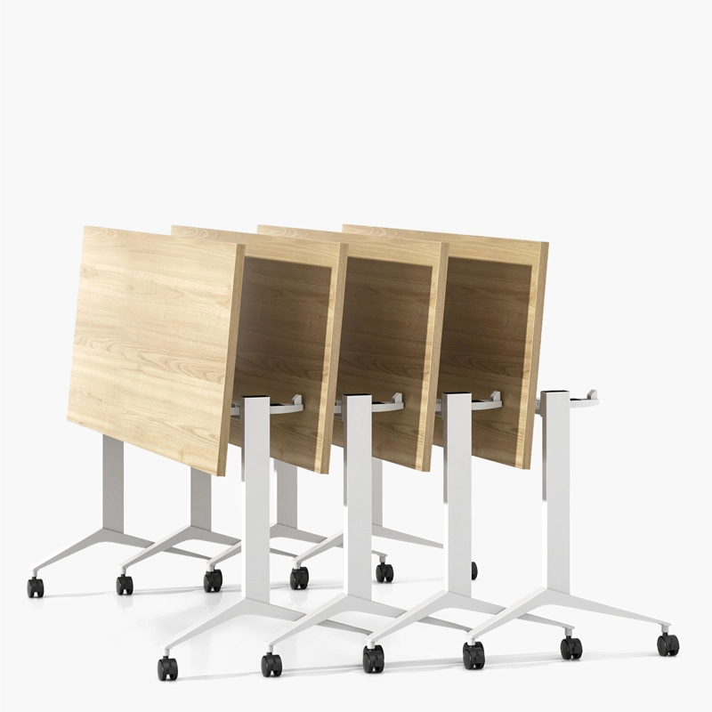 ESCRITORIO FORM OFFICE SPACE PLEGABLE 120X60 NATURA BLANCO ACERO - 6