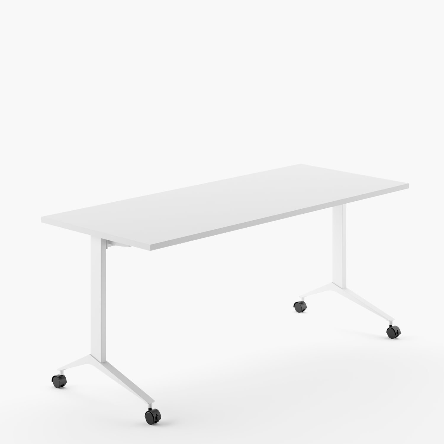 ESCRITORIO FORM OFFICE SPACE PLEGABLE 150X70 BLANCO ACERO - 1