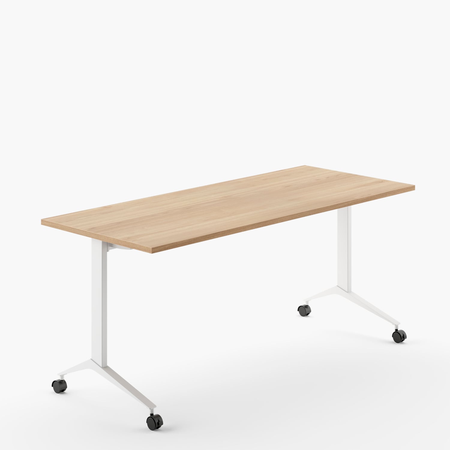 ESCRITORIO FORM OFFICE SPACE PLEGABLE 150X70 NATURA BLANCO ACERO - 1