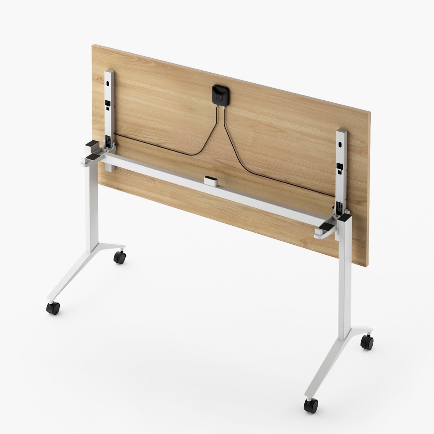 ESCRITORIO FORM OFFICE SPACE PLEGABLE 150X70 NATURA BLANCO ACERO - 4