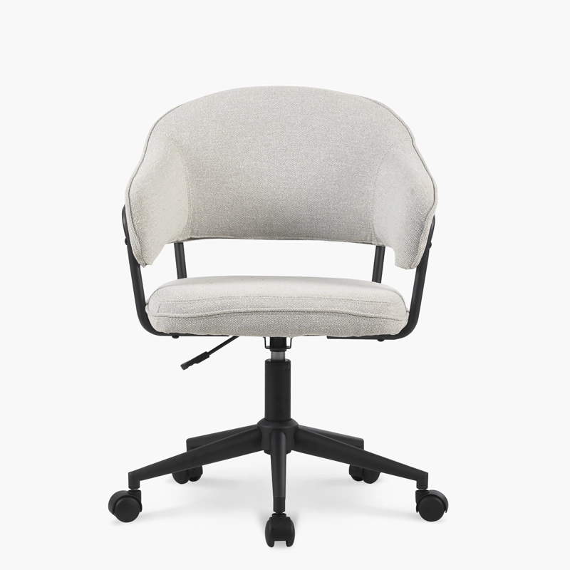SILLA DE OFICINA FORM DESIGN GRIS CLARO STANFORD CON RUEDAS - 1