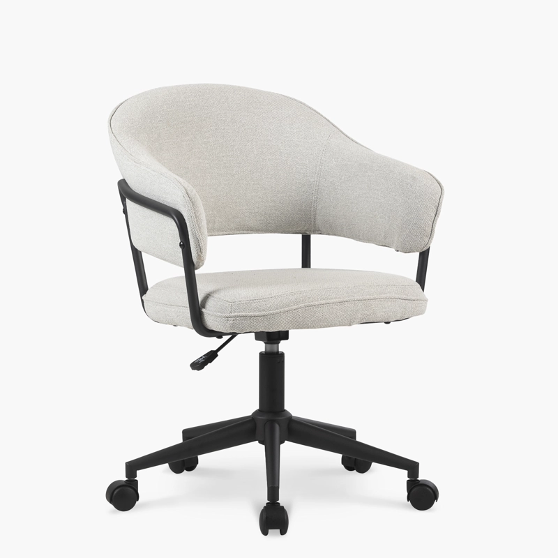 SILLA DE OFICINA FORM DESIGN GRIS CLARO STANFORD CON RUEDAS - 2