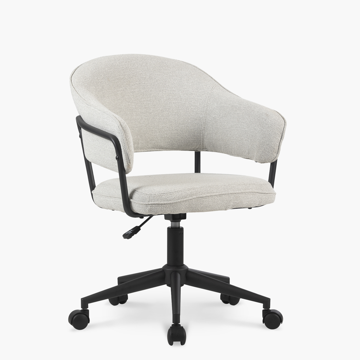 SILLA DE OFICINA FORM DESIGN GRIS CLARO STANFORD CON RUEDAS - 2