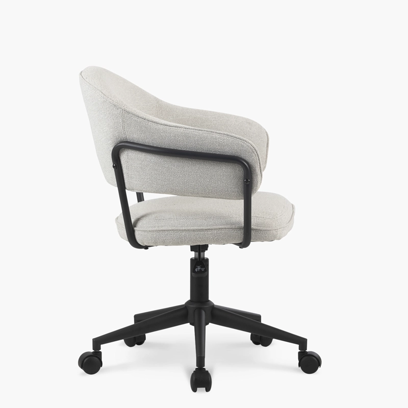 SILLA DE OFICINA FORM DESIGN GRIS CLARO STANFORD CON RUEDAS - 3