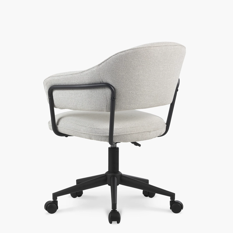 SILLA DE OFICINA FORM DESIGN GRIS CLARO STANFORD CON RUEDAS - 6