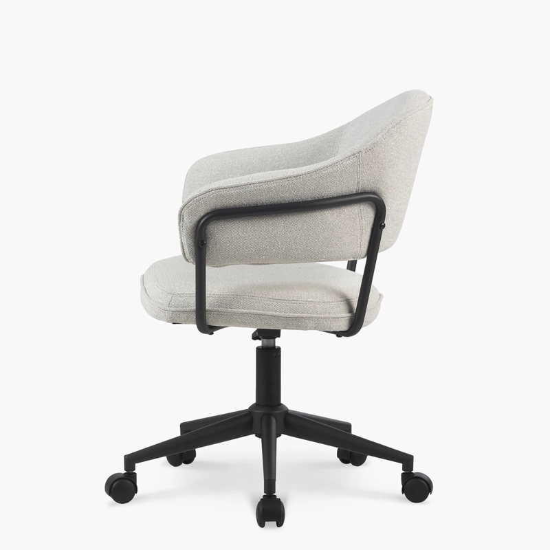 SILLA DE OFICINA FORM DESIGN GRIS CLARO STANFORD CON RUEDAS - 7